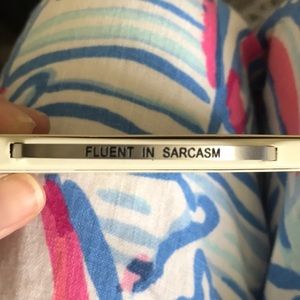 NIB “Fluent in Sarcasm” Bracelet by Embrac…